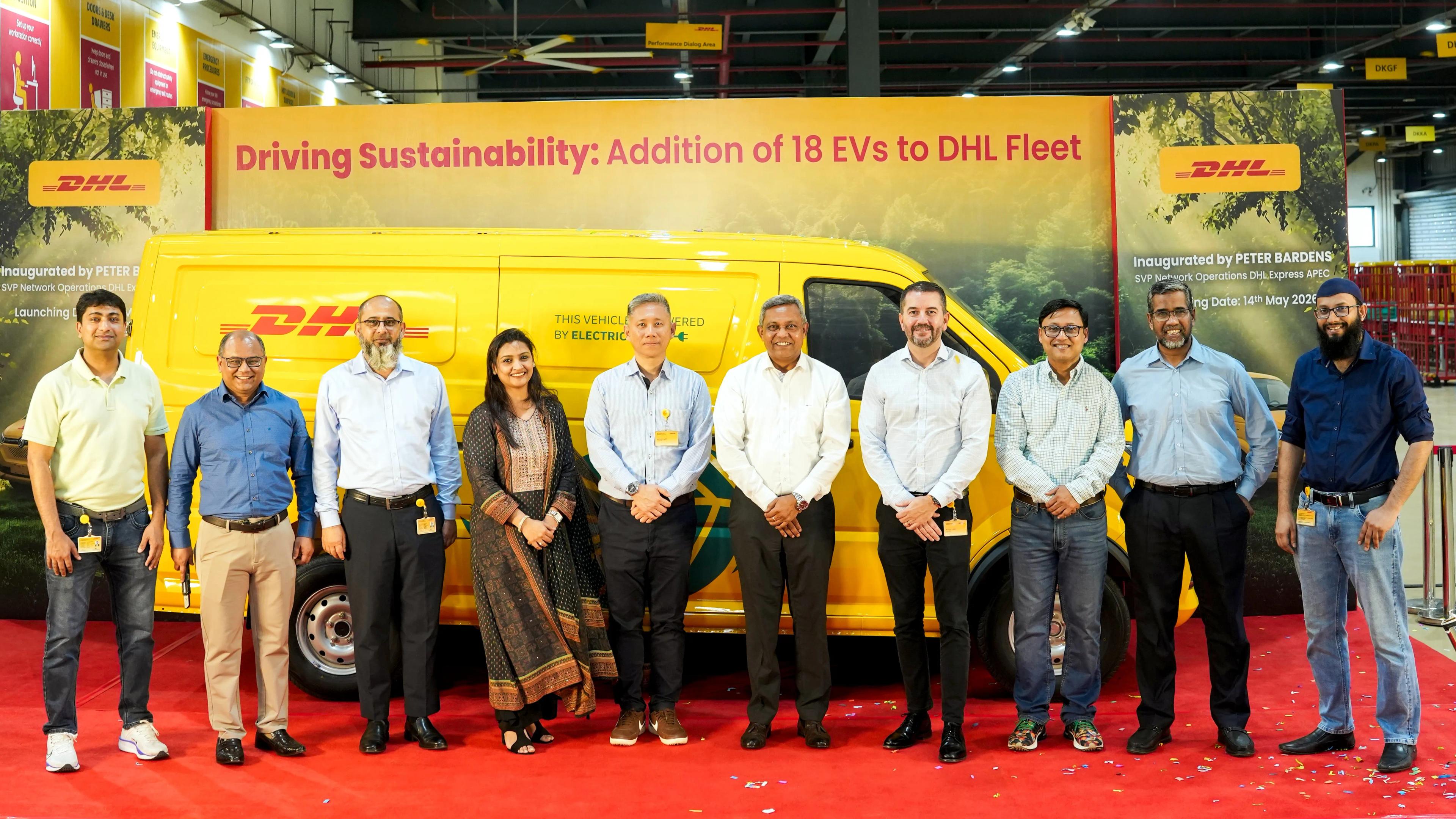 DHL Express adds 18 EVs to its delivery fleet in Bangladesh
