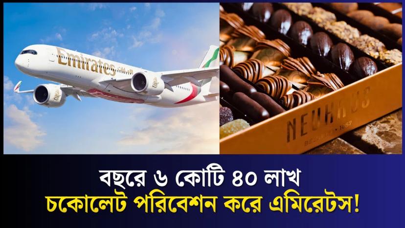 আকাশে কেন এত বিখ্যাত এমিরেটসের চকোলেট?
